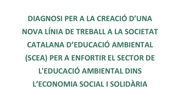 Diagnosi Educació Ambiental i Economia Social i Solidària