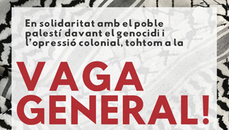 En solidaritat amb el poble palestí, vaga general